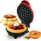 Mini Maker for Individual Waffles, – Non-Stick Surfaces – Hash Browns Keto Chaffles