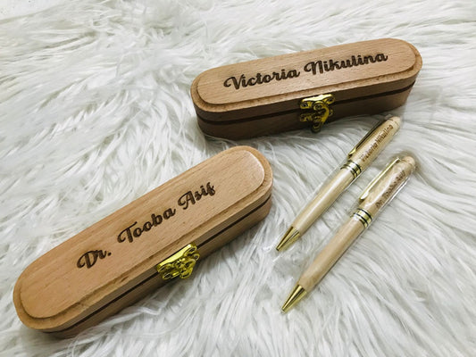 Customized Wooden Pen & Box
