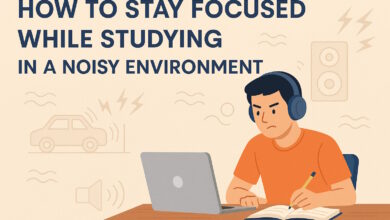 How to Stay Focused While Studying in a Noisy Environment