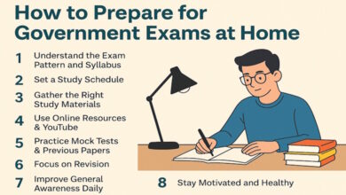 How to Prepare for Government Exams at Home (Step-by-Step Guide)